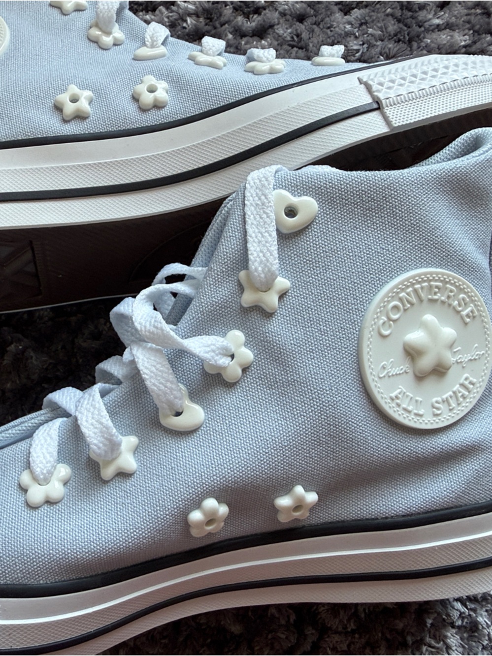 Converse Chuck Taylor All Star High alight Blue Cloudy Daze sneakers, NWT in box